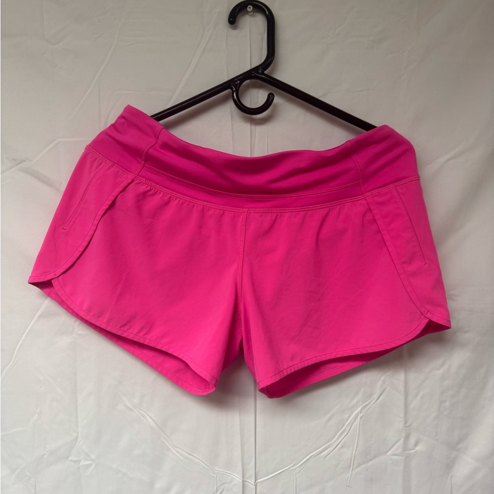 lululemon athletica Vibrant Pink Athletic Shorts